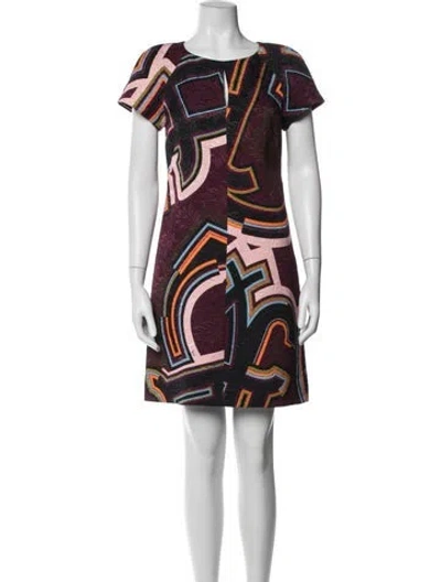 Pre-owned Pucci Printed Mini Dress In Multicolor