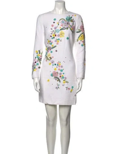 Pre-owned Pucci Printed Mini Dress In Neutral
