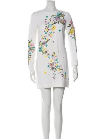 Pre-owned Pucci Printed Mini Dress In Neutral