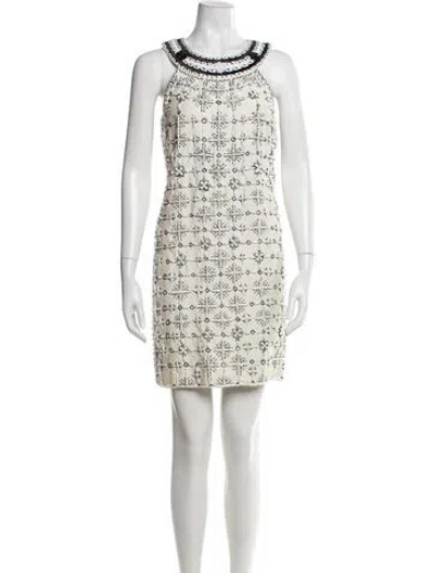 Pre-owned Pucci Printed Mini Dress In Neutral