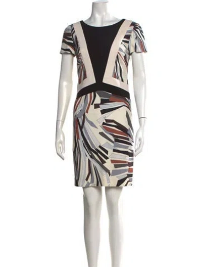 Pre-owned Pucci Printed Mini Dress In Neutrals
