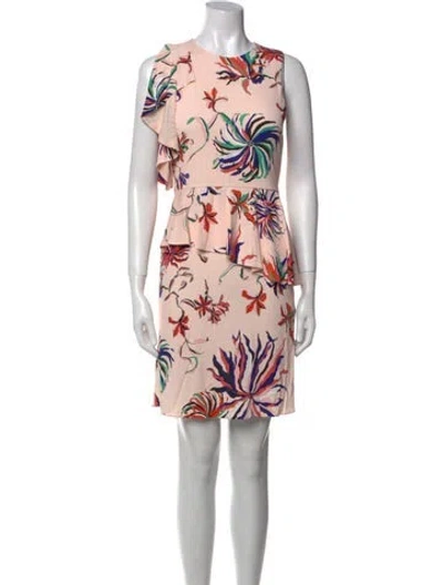 Pre-owned Pucci Printed Mini Dress In Pink