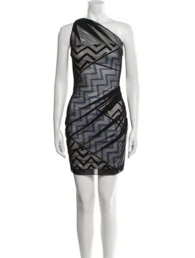 Pre-owned Pucci Printed Mini Dress W/ Tags In Black