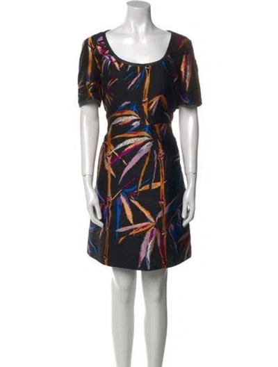 Pre-owned Pucci Printed Mini Dress W/ Tags In Black