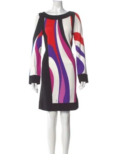 Pre-owned Pucci Printed Mini Dress W/ Tags In Multi
