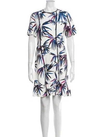 Pre-owned Pucci Printed Mini Dress In White