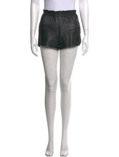 Pre-owned Pucci Printed Mini Shorts In Black