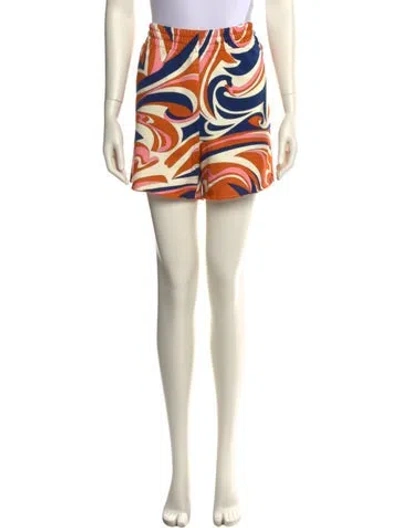 Pre-owned Pucci Printed Mini Shorts In Multi