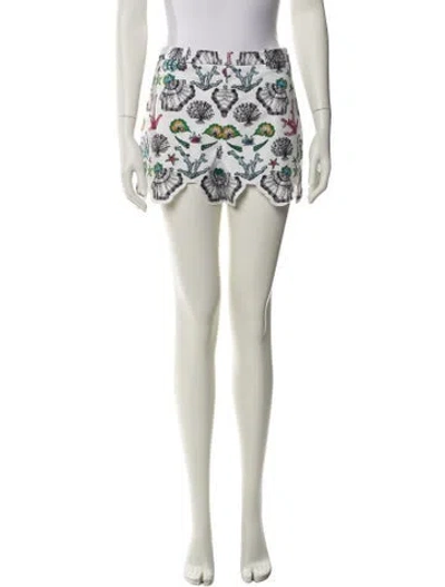 Pre-owned Pucci Printed Mini Shorts In Neutral