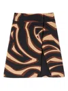 Pucci Printed Mini Skirt In Black
