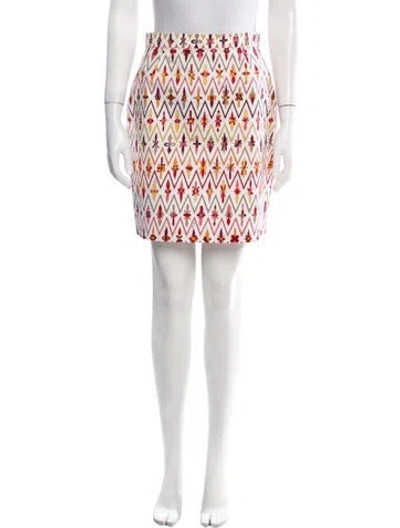 Pre-owned Pucci Printed Mini Skirt In Neutral