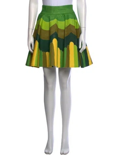 Pre-owned Pucci Printed Mini Skirt In Purple