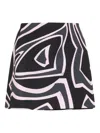 Pucci High Waist Abstract Pattern Mini Skirt In Multi