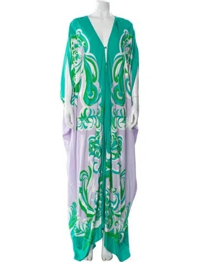 Pre-owned Pucci Printed Nightgown In Blue
