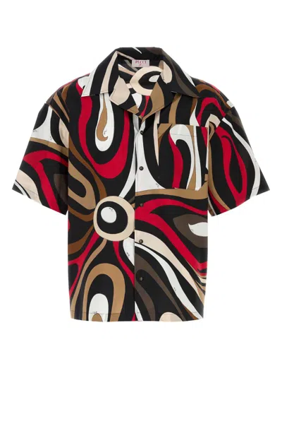 PUCCI PRINTED POPLIN SHIRT