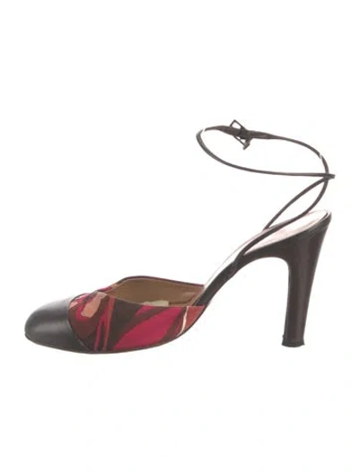 Pre-owned Pucci Printed Pumps In Brown