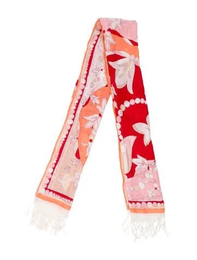 Pre-owned Pucci Printed Scarf