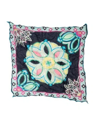Pre-owned Pucci Printed Scarf In Blue