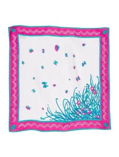 Pre-owned Pucci Printed Scarf In Pink