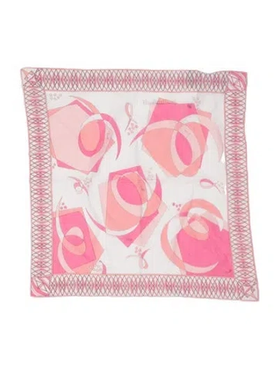 Pre-owned Pucci Printed Scarf In Pink