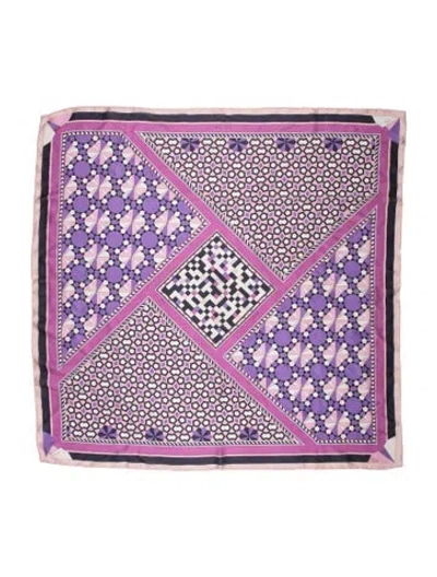 Pre-owned Pucci Printed Scarf In Purple