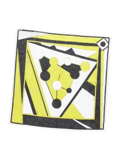 Pre-owned Pucci Printed Scarf W/ Tags In Green