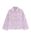 Pucci Printed Short Down Jacket In Purple