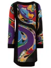 Pucci Orchidee-print Mini Dress In Purple