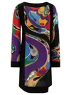 Pucci Orchidee-print Mini Dress In Purple