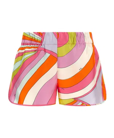 Pucci Printed Shorts In Multi