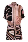 Pucci Geometric Print Silk Dress