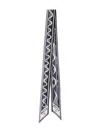 Pucci Patterned Silk Bandeau With Logo-print In Multi