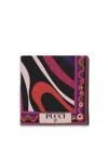 Pucci Abstract-print Silk Foulard Accessories In Multi