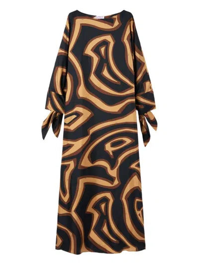 PUCCI PUCCI PRINTED SILK KAFTAN