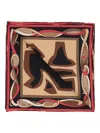 Pucci Printed Silk Scarf In Black