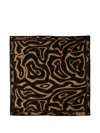 Pucci Printed Silk Scarf In Brown
