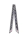 Pucci Printed Silk Scarf In Black