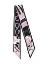 Pucci Graphic Lightweight Rectangular Scarf Design In Pink