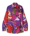 Pucci Printed Silk Shirt In Multi