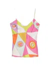 Pucci Silk Printed Cami Top In Multi