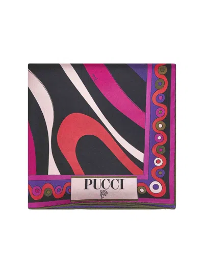 PUCCI PRINTED SILK TWILL SCARF