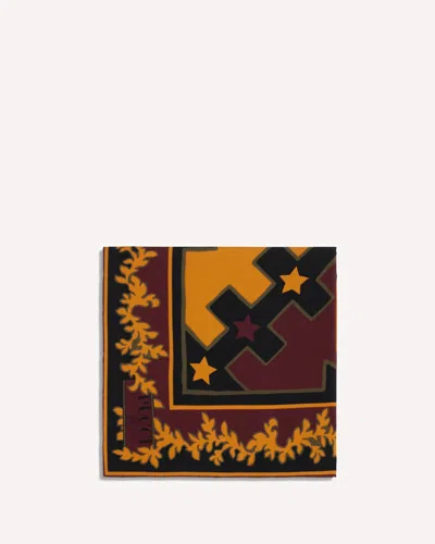Pucci Printed Silk Twill Scarf In Multi