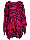 Pucci Printed Silk-twill Mini Kaftan In Multi