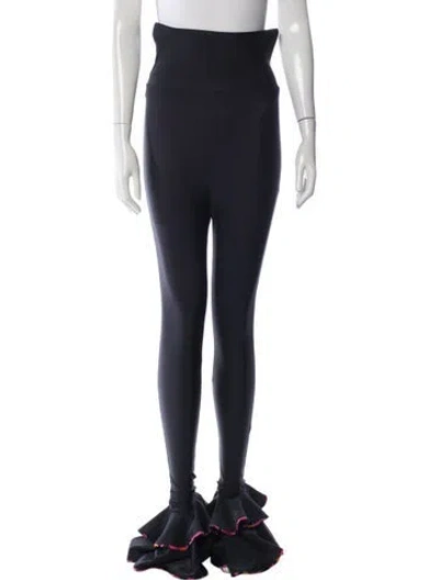 Pre-owned Pucci Printed Skinny Leg Pants In Blue