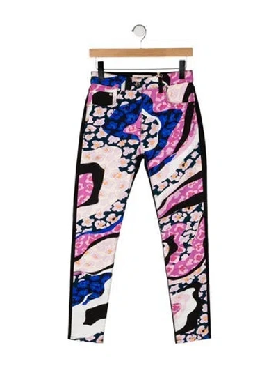 Pre-owned Pucci Printed Skinny Leg Pants W/ Tags In Multi