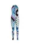 PUCCI PRINTED STRETCH NYLON JUMPSUIT