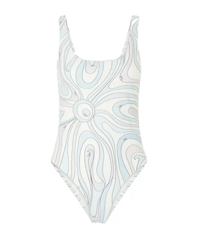 Pucci Printed Swimsuit In Multi
