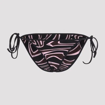 Pucci Printed Tie-side Bikini Bottom In Multi