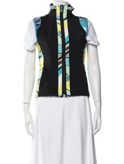 Pre-owned Pucci Printed Vest In White