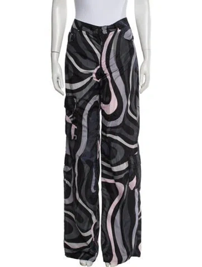 Pre-owned Pucci Printed Wide Leg Pants W/ Tags In Multi